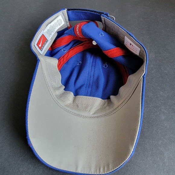 MLB Chicago Cubs Nike Team Strapback Adjustable Hat Cap Blue C Logo - Picture 7 of 12